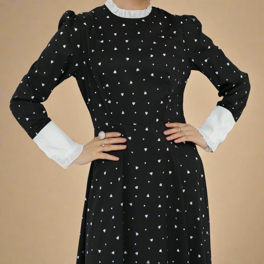 Starlit Night Black Maxi Dress - Try Modest Limited