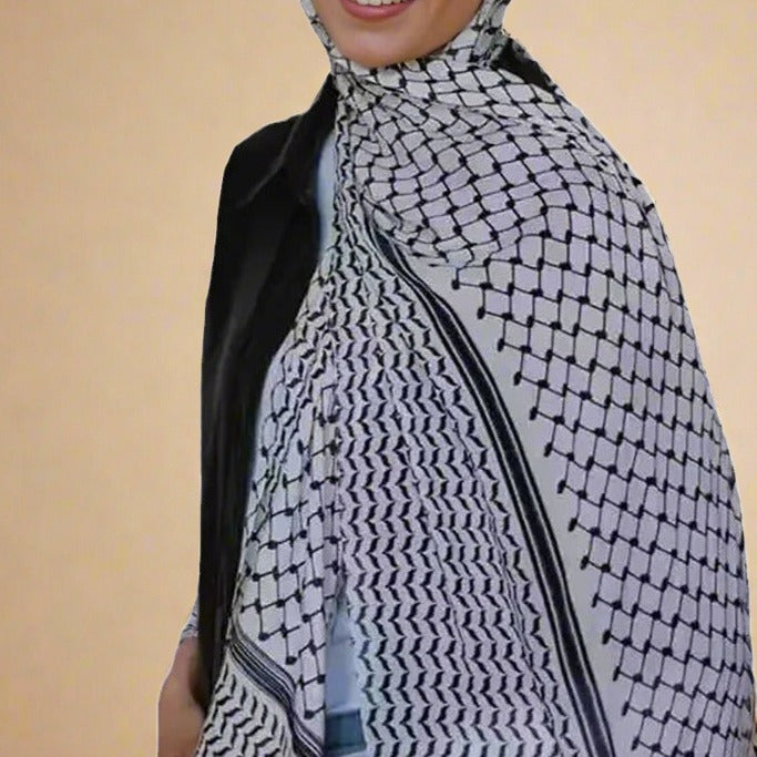 Strength: Palestenian Keffiyeh Hijab/shawl - Try Modest Limited
