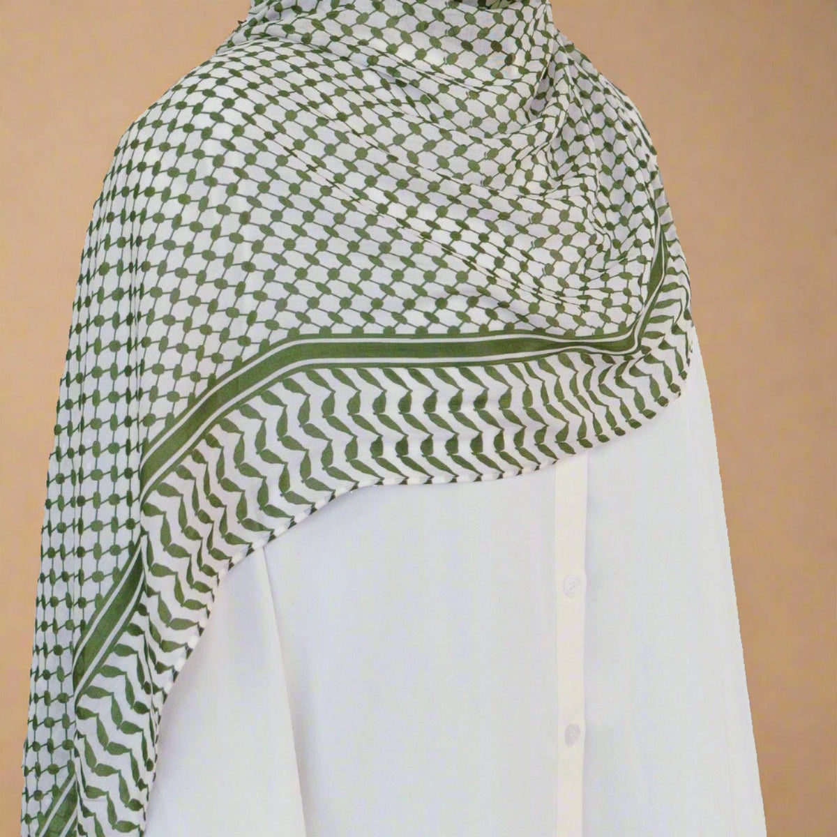 Strength: Palestenian Keffiyeh Hijab/shawl - Try Modest Limited