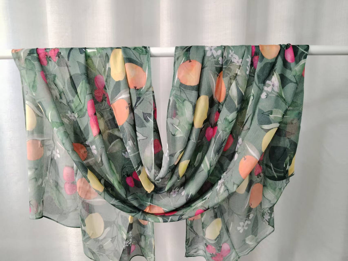 Summer Orchard Modal Hijab - Try Modest Limited