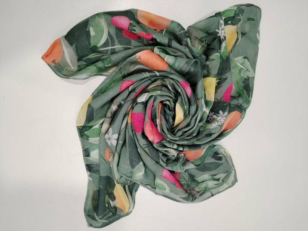 Summer Orchard Modal Hijab - Try Modest Limited