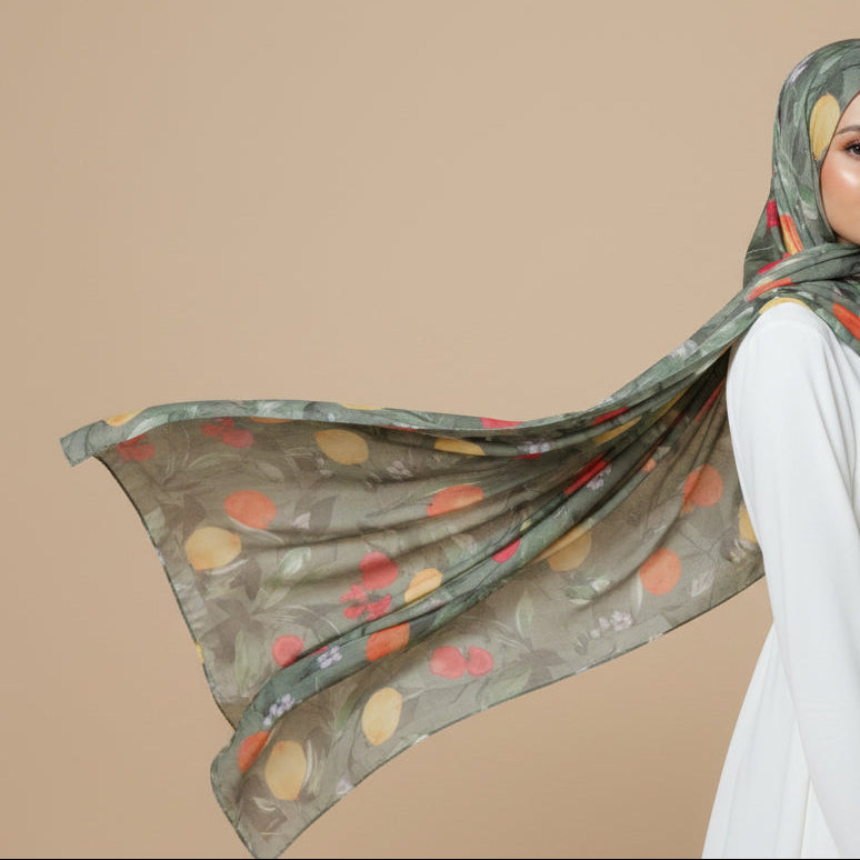 Hijab modal Summer Orchard
