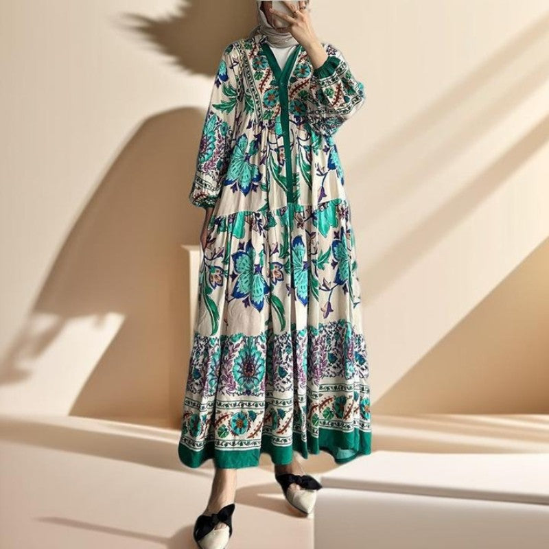 The Bohemian Bloom-long sleeve - Try Modest Limited