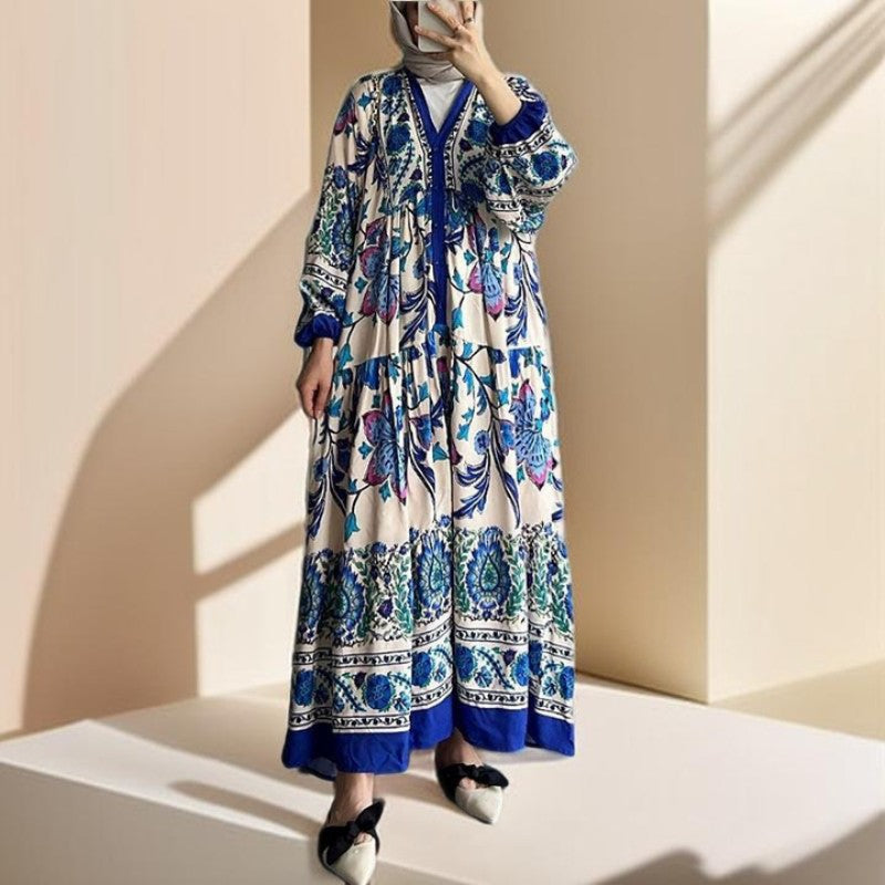 The Bohemian Bloom-long sleeve - Try Modest Limited