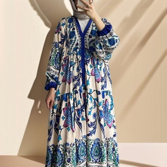 The Bohemian Bloom-long sleeve - Try Modest Limited