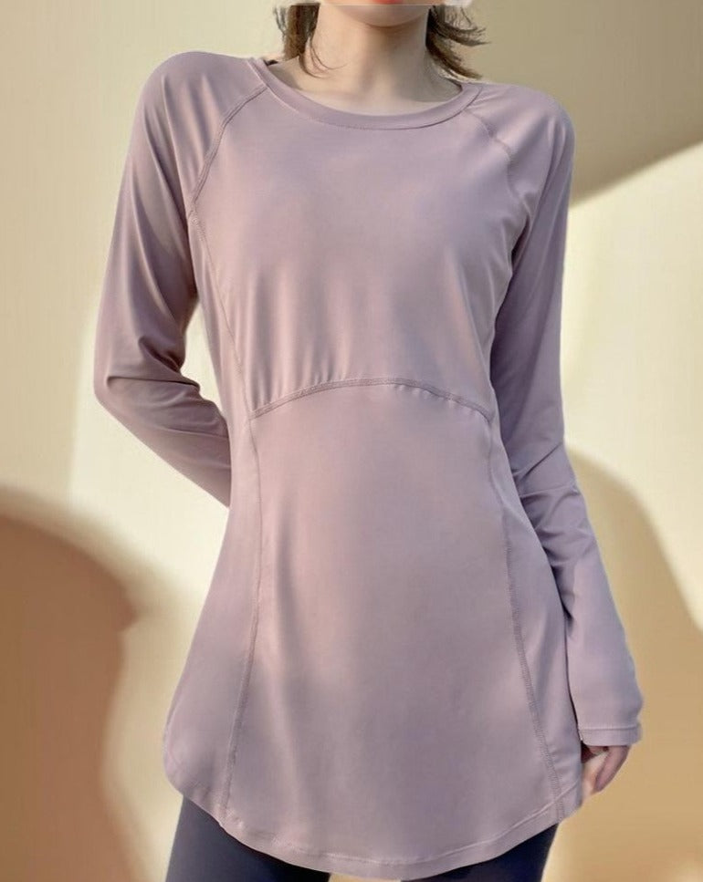 The Modest Activewear Shirt  - For Running, Yoga, and Workouts - Try Modest Limited