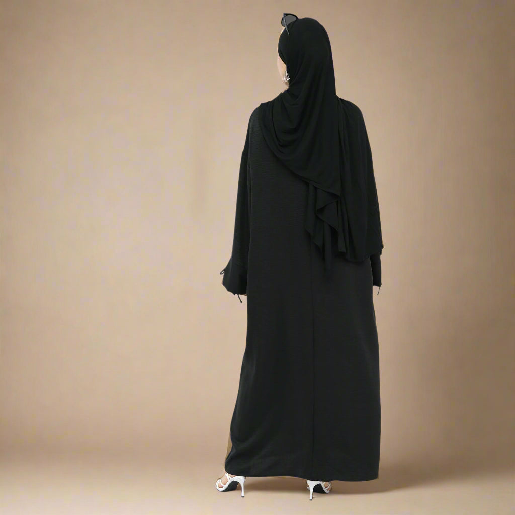 The Everyday Tie-Sleeve Abaya - Try Modest Limited