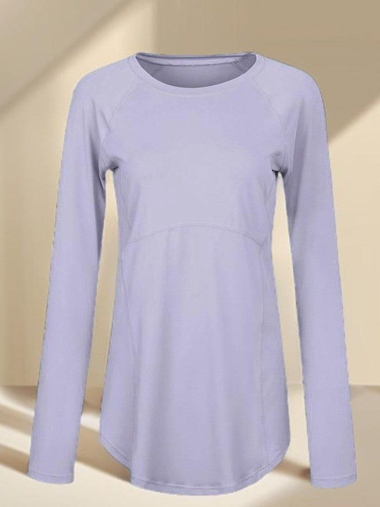 The Modest Activewear Shirt with Long Hip Coverage - For Running, Yoga, and Workouts - Try Modest Limited 