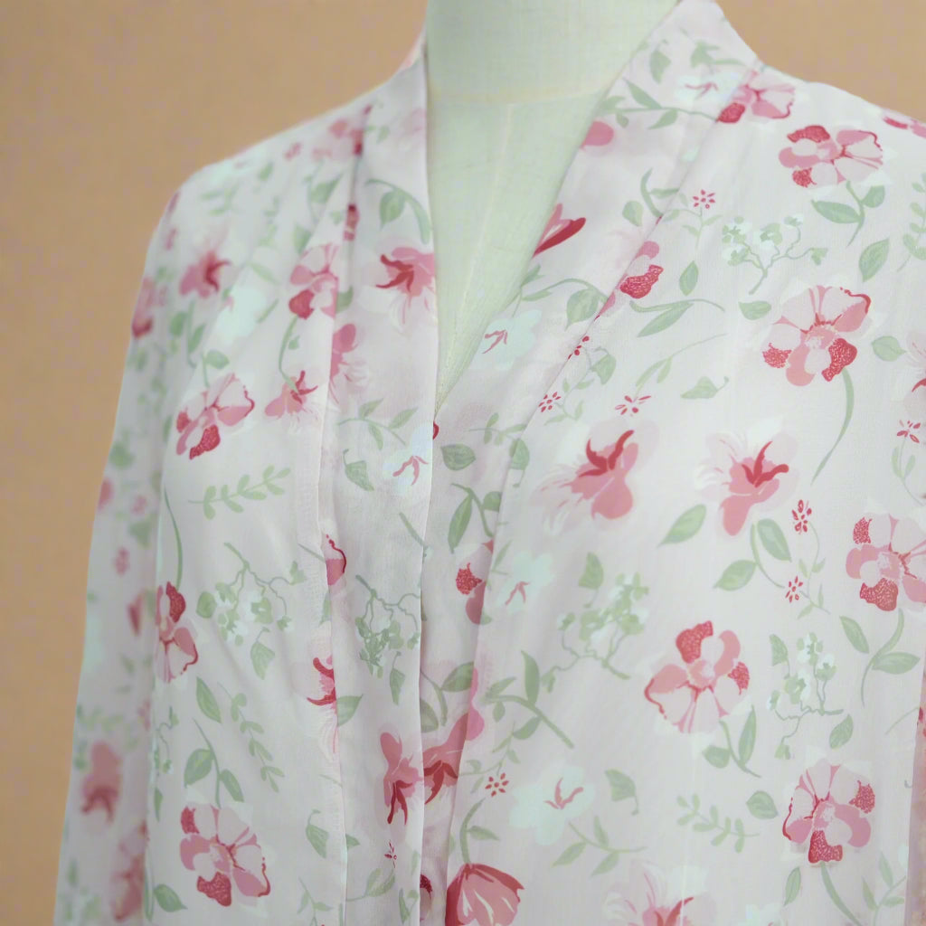 The Pink Floral Abaya & Hijab Set - Try Modest Limited