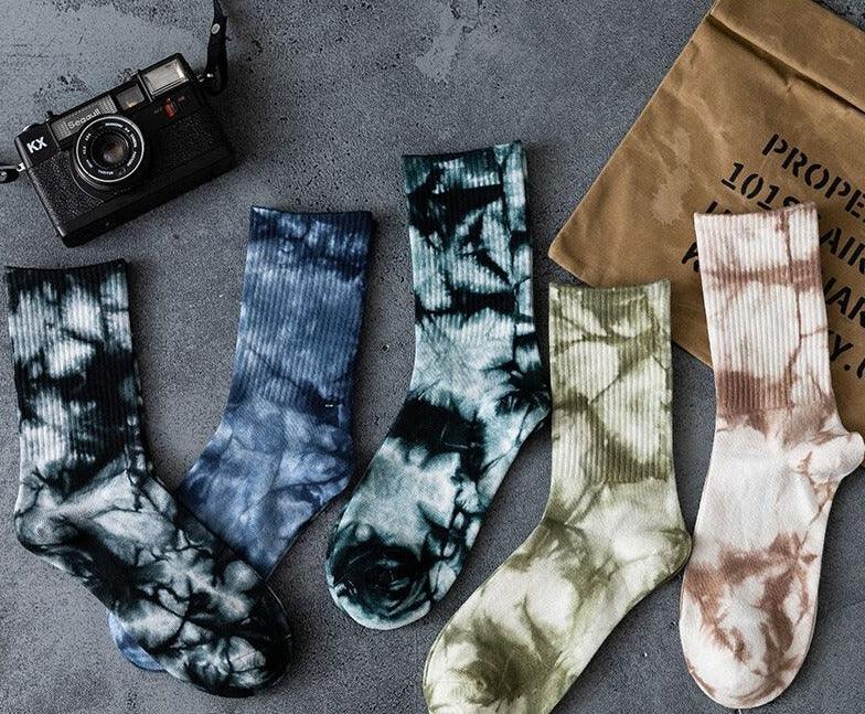 Tie-dye American street-style socks - Try Modest Limited