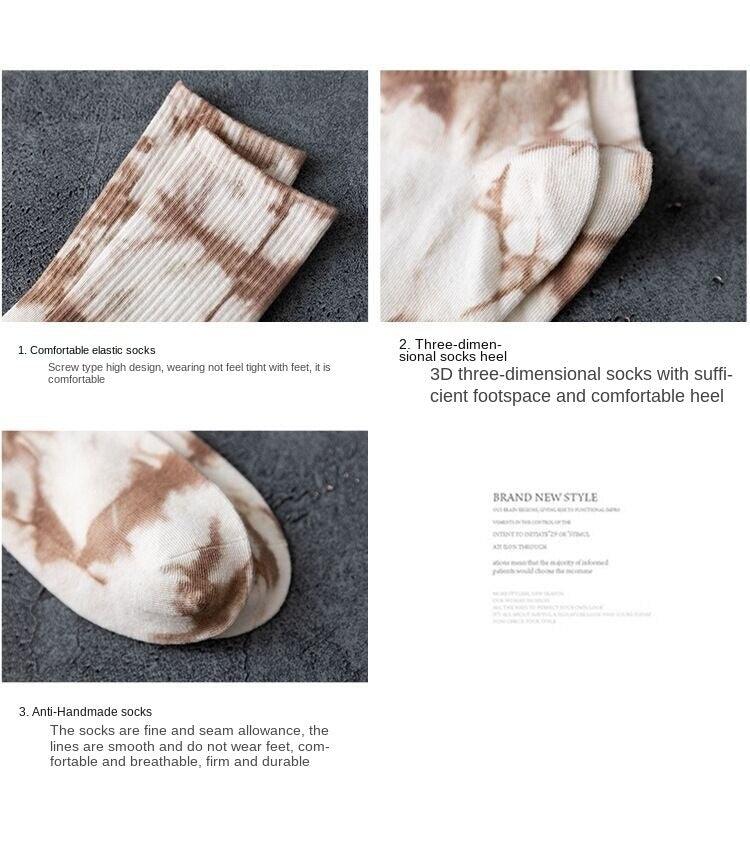Tie-dye American street-style socks - Try Modest Limited
