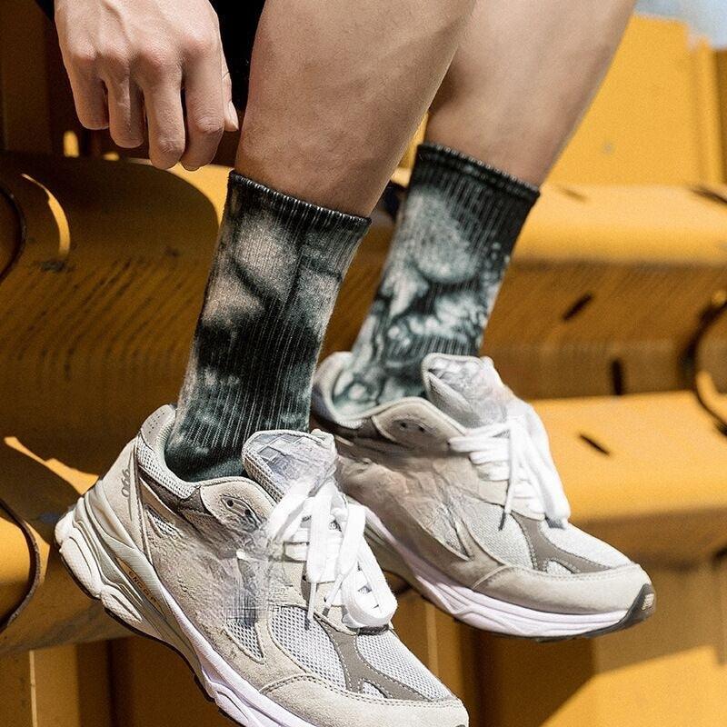 Tie-dye American street-style socks - Try Modest Limited