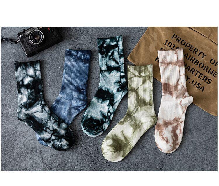 Tie-dye American street-style socks - Try Modest Limited