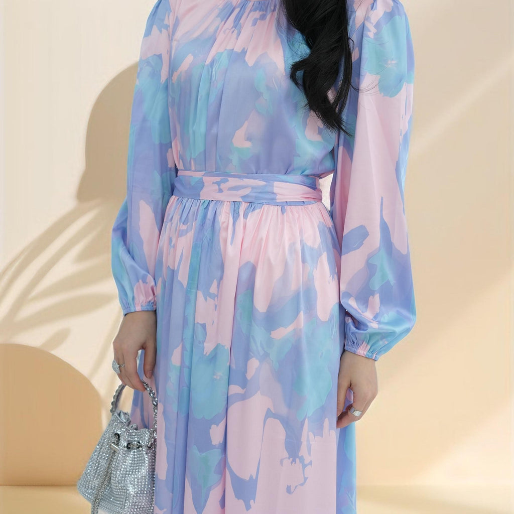 Tranquil Twilight Maxi Dress - Try Modest Limited