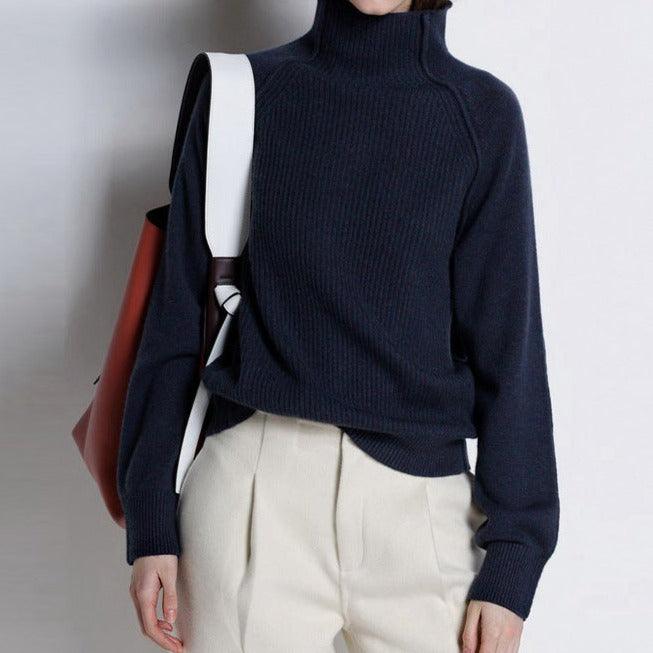 Turtleneck Women's Loose Sweater - Try Modest Limited