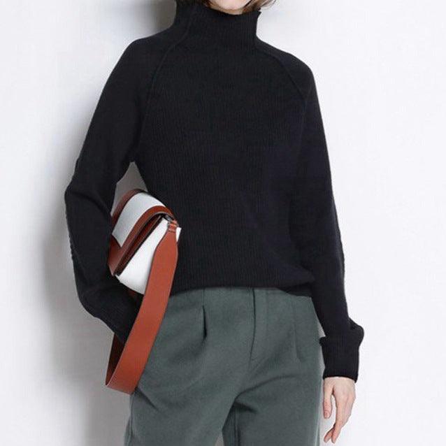 Turtleneck Women's Loose Sweater - Try Modest Limited