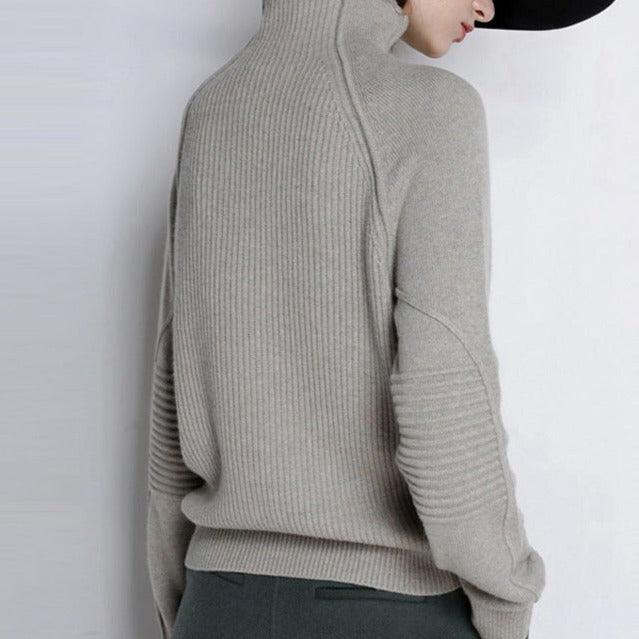 Turtleneck Women's Loose Sweater - Try Modest Limited