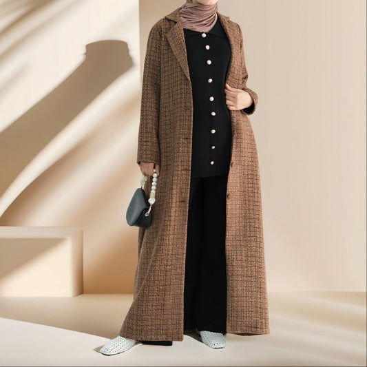 Abaya en tweed