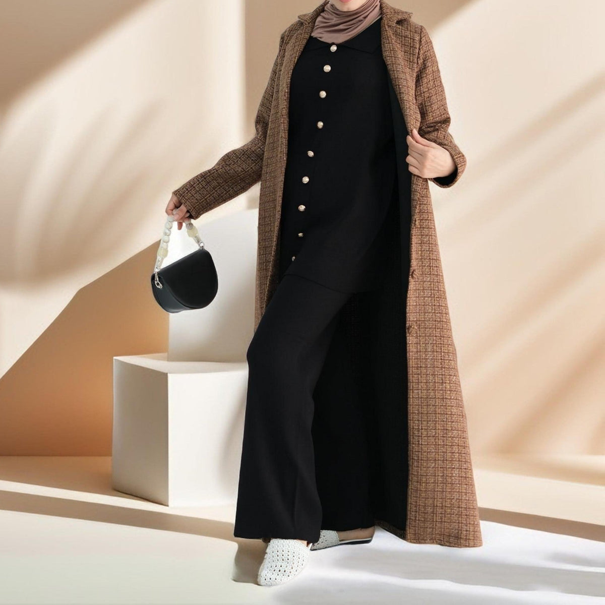 Tweed Abaya - Try Modest Limited