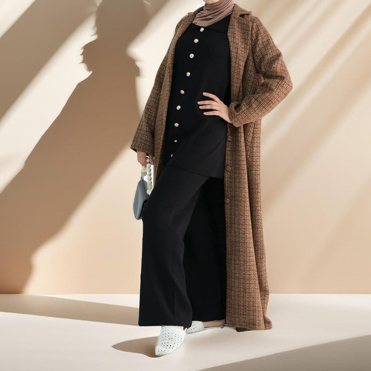 Tweed Abaya - Try Modest Limited