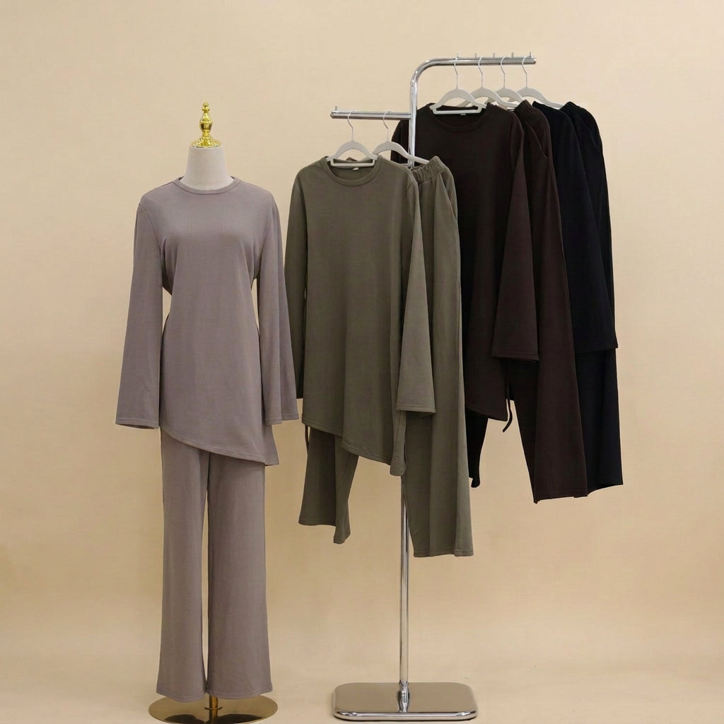 Asymmetrische set van Veyra-katoen, combi-set