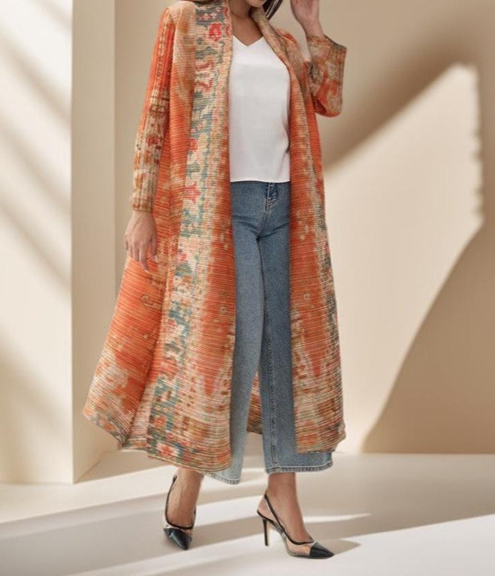 Vintage Printed Kimono/Jacket - Try Modest Limited 