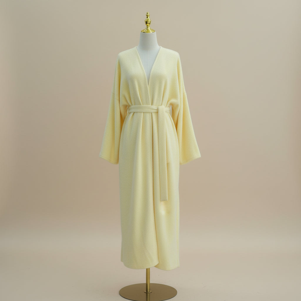 Wafaa Sıcak ve Şık Kışlık Abaya Palto