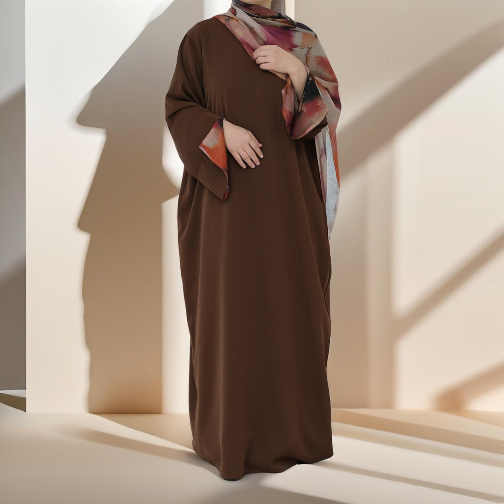 Watercolor Bloom Abaya Set - Try Modest Limited