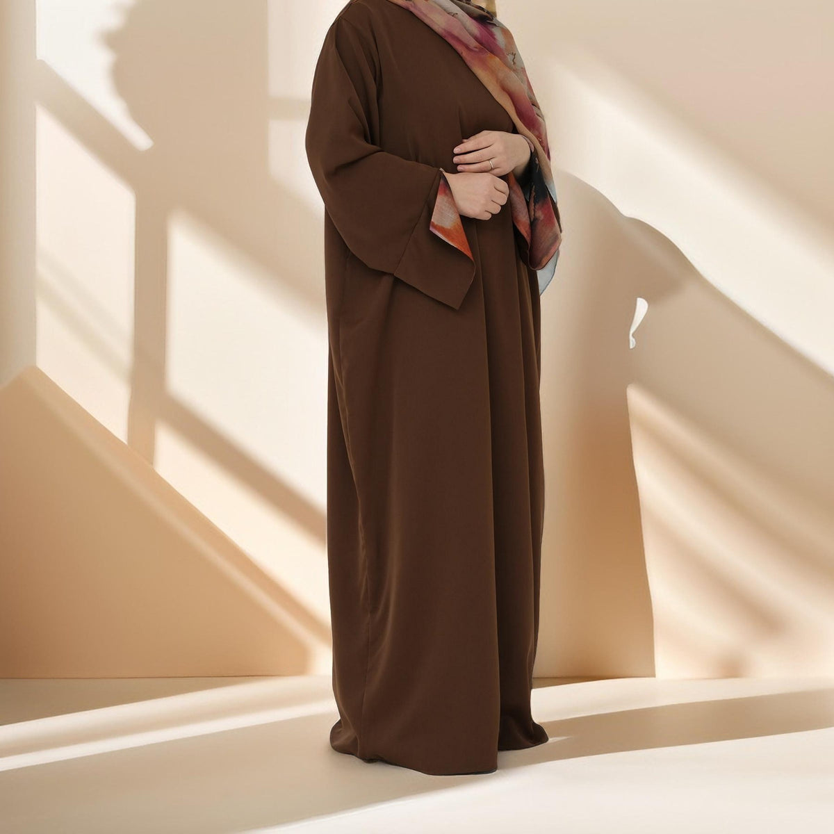 Watercolor Bloom Abaya Set - Try Modest Limited