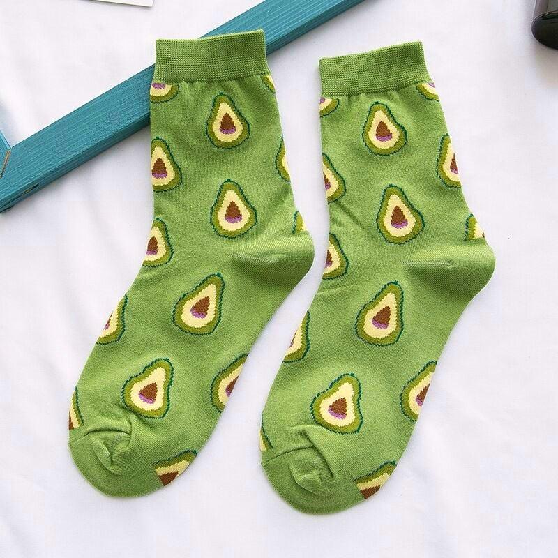 Women Fruity pattern socks - Try Modest Limited