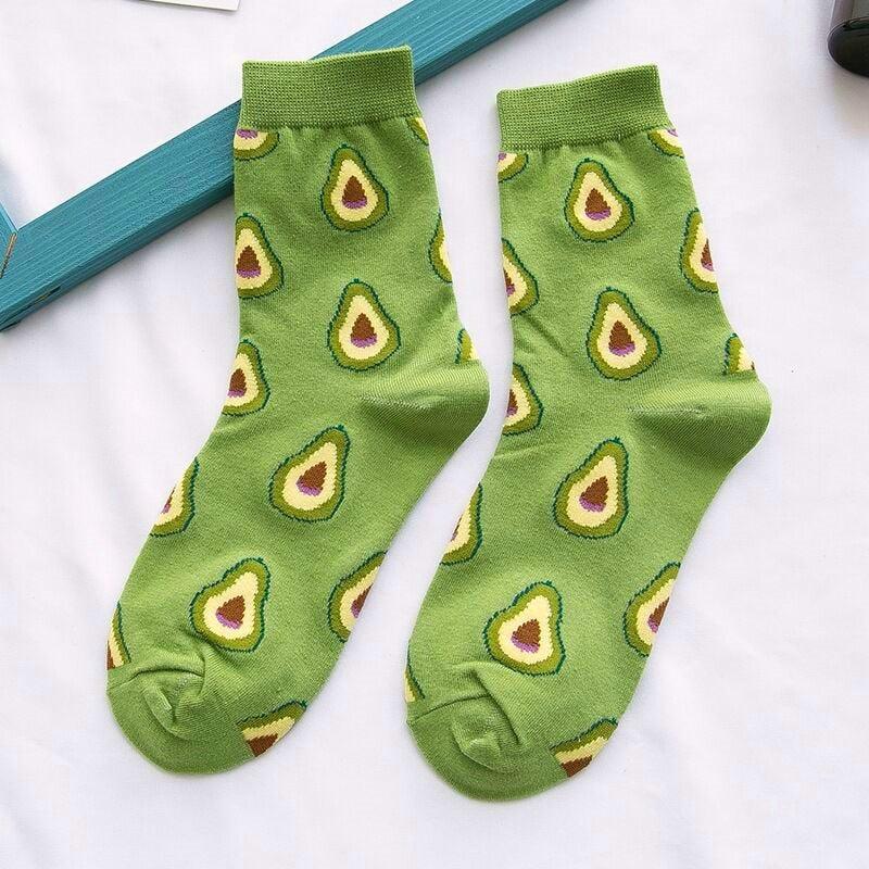 Women Fruity pattern socks - Try Modest Limited 