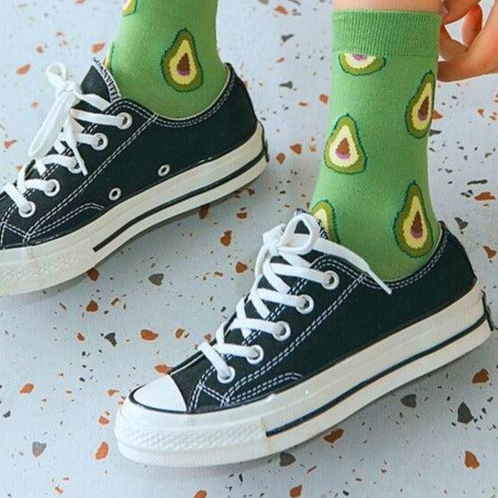 Women Fruity pattern socks - Try Modest Limited 