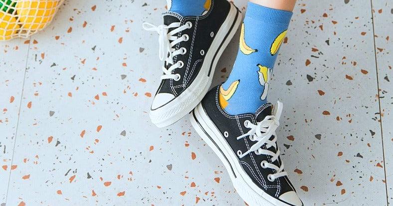 Women Fruity pattern socks - Try Modest Limited 