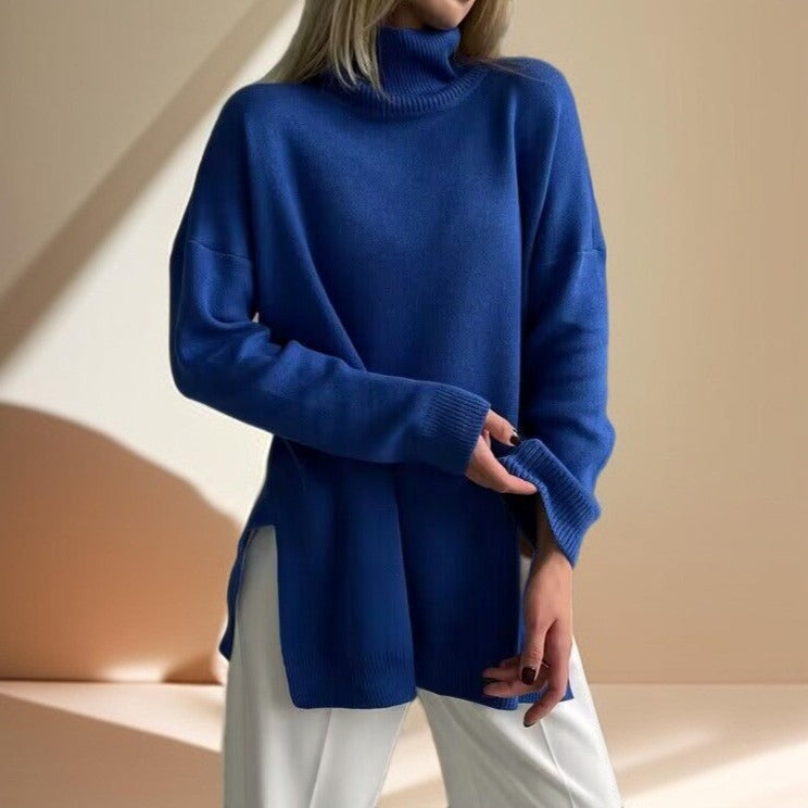 Women's Fashion Loose Turtleneck Sweater - Try Modest Limited