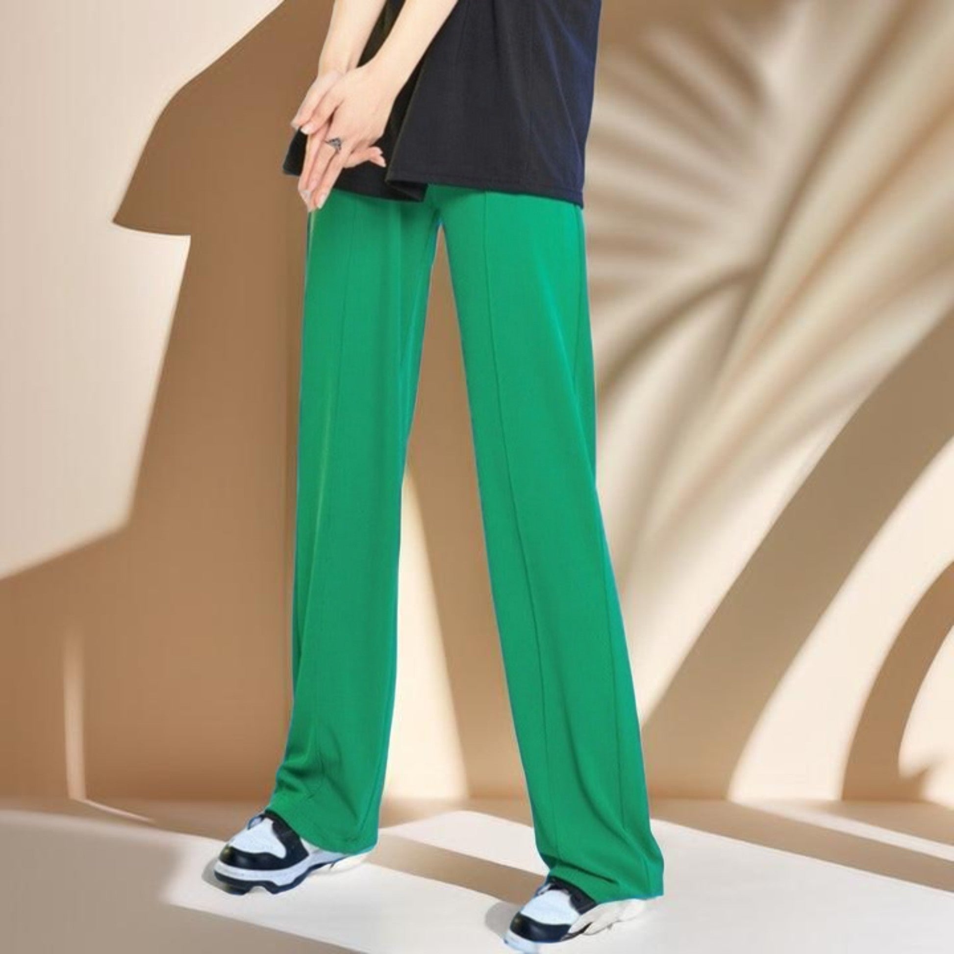 Women's Straight High waist casual sports pant - Try Modest Limited 