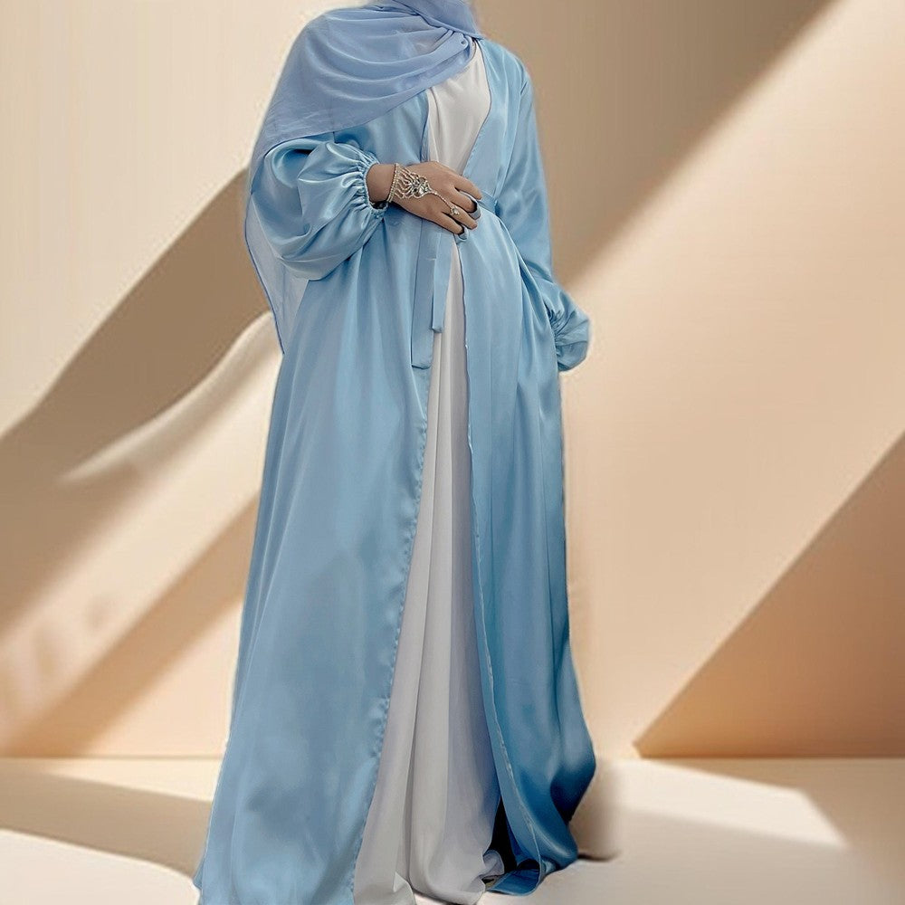 Casual Beautiful Bubble sleeve Kimono/Abaya for Women - Try Modest Limited 