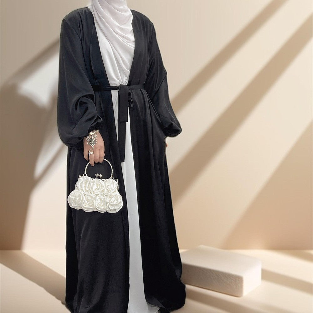 Casual Beautiful Bubble sleeve Kimono/Abaya for Women - Try Modest Limited 