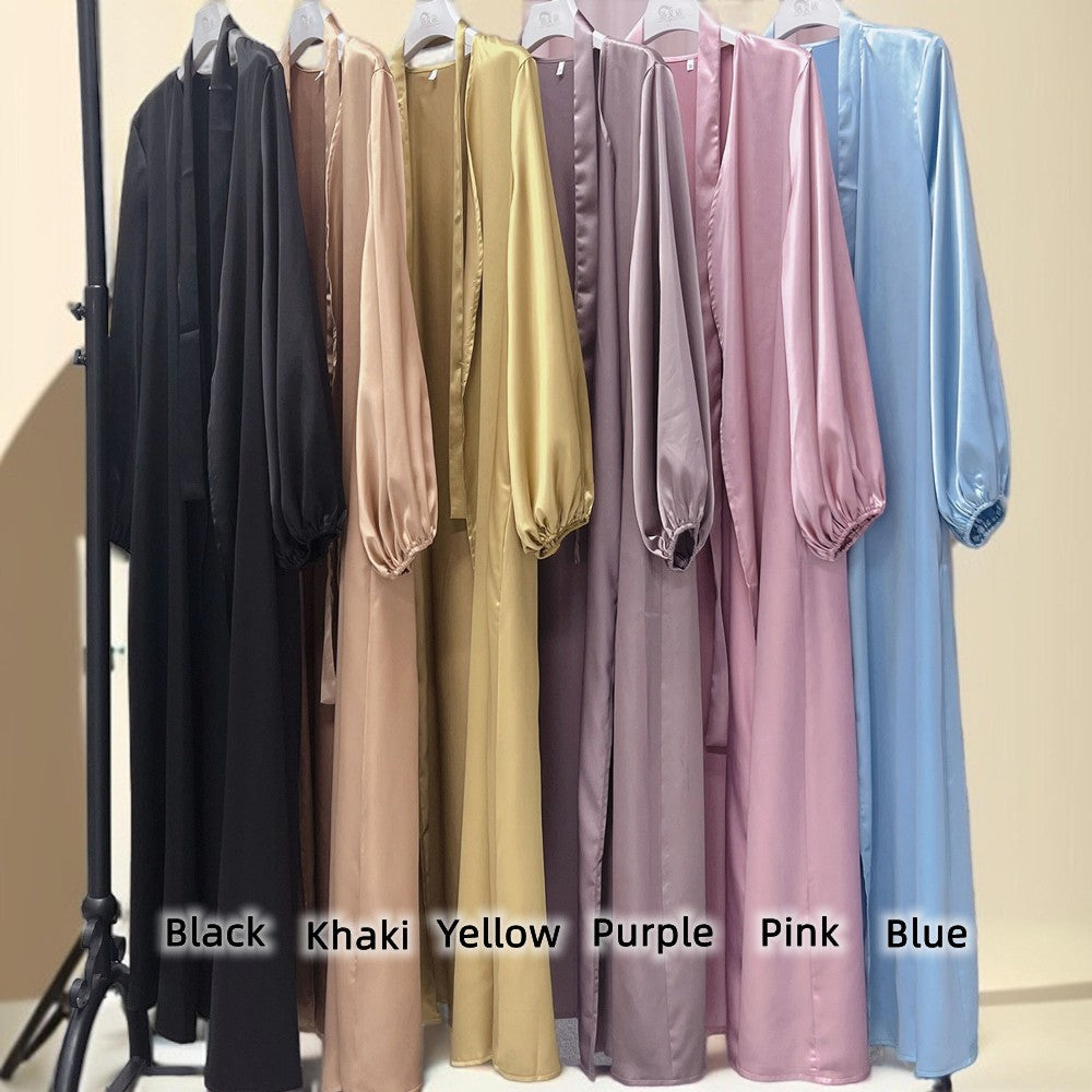 Casual Beautiful Bubble sleeve Kimono/Abaya for Women - Try Modest Limited 