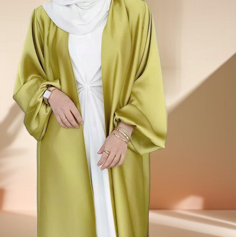 Casual Beautiful Bubble sleeve Kimono/Abaya for Women - Try Modest Limited 