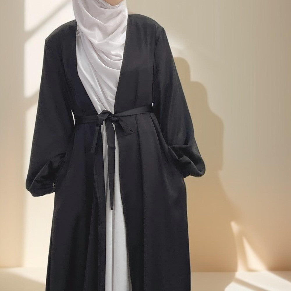 Casual Beautiful Bubble sleeve Kimono/Abaya for Women - Try Modest Limited 