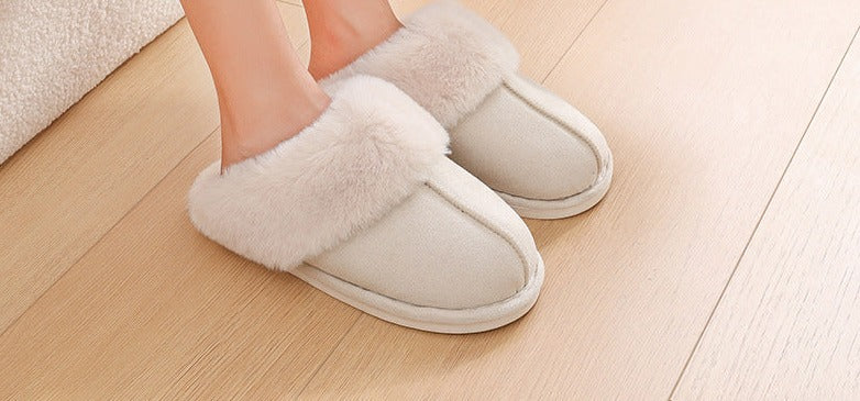 Winter Warm Plush fur slippers
