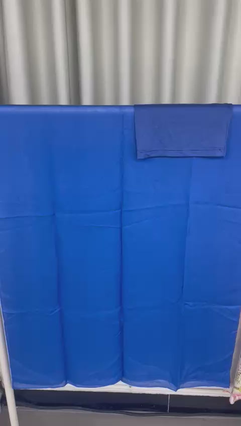 Ensemble hijab en modal bleu céleste