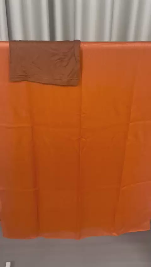 Spiced Pumpkin Modal Matching Hijab Set