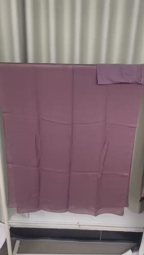 Ensemble hijab assorti en modal mauve taupe