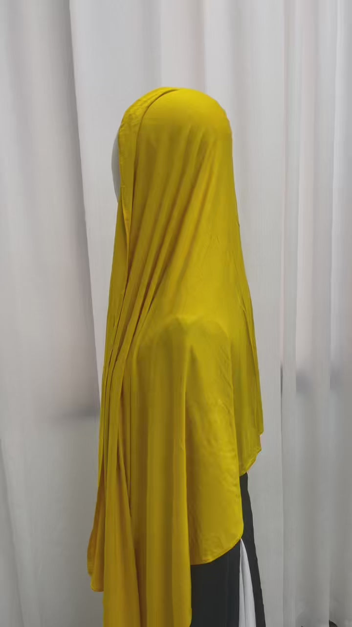 Hijab en jersey de bambou OEKO-TEX® nid d'abeille