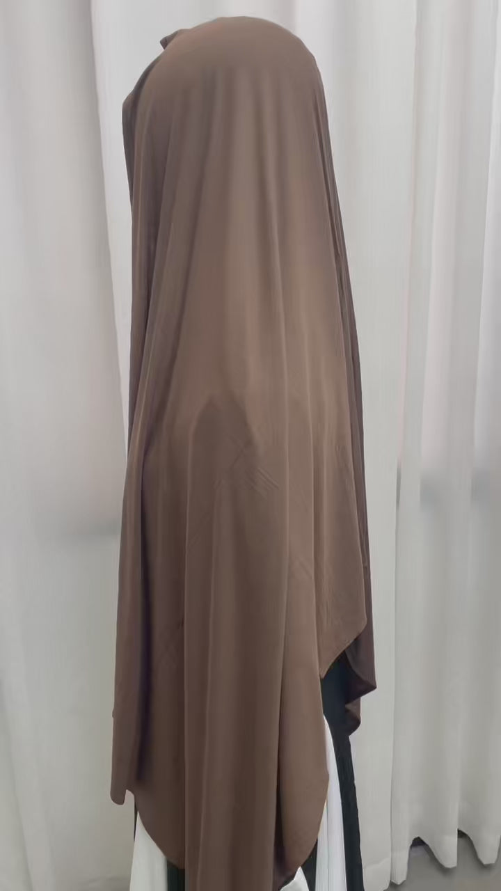 Hijab Brownie in jersey di bambù OEKO-TEX®