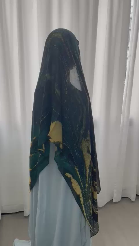 Hijab modale Celestial Swirls