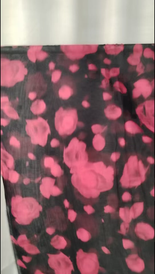 Hijab in modal Crimson Bloom