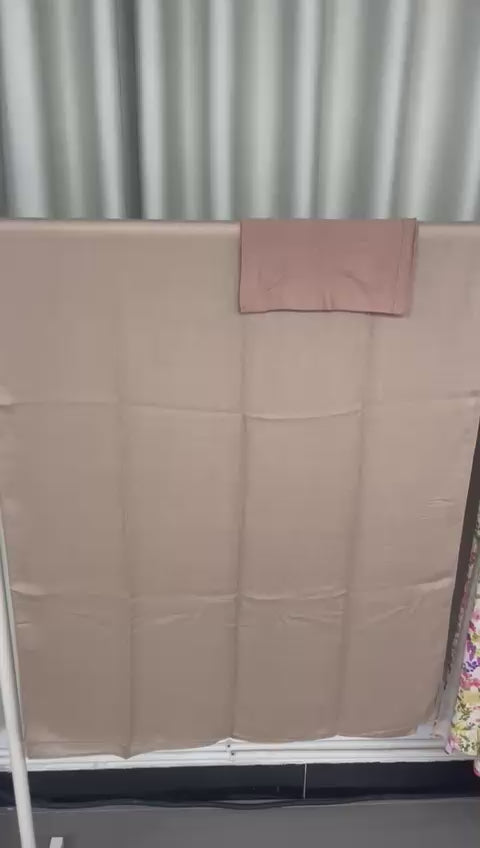 Ensemble hijab assorti en modal gingembre