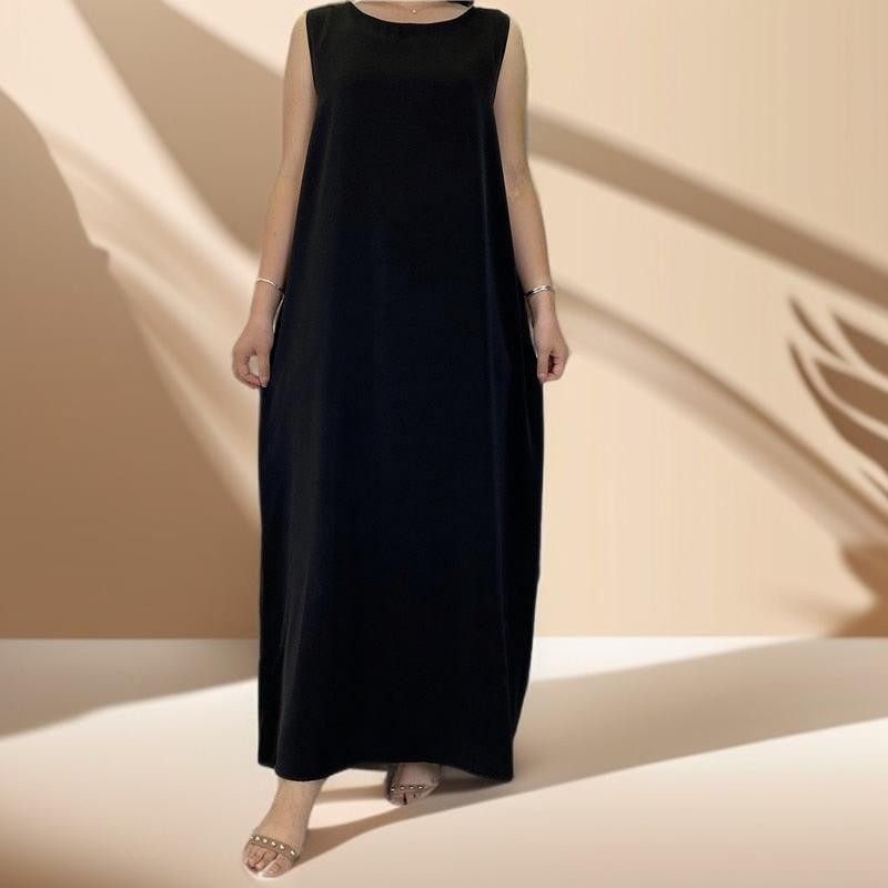 Sleeveless slip dress - Try Modest Limited 